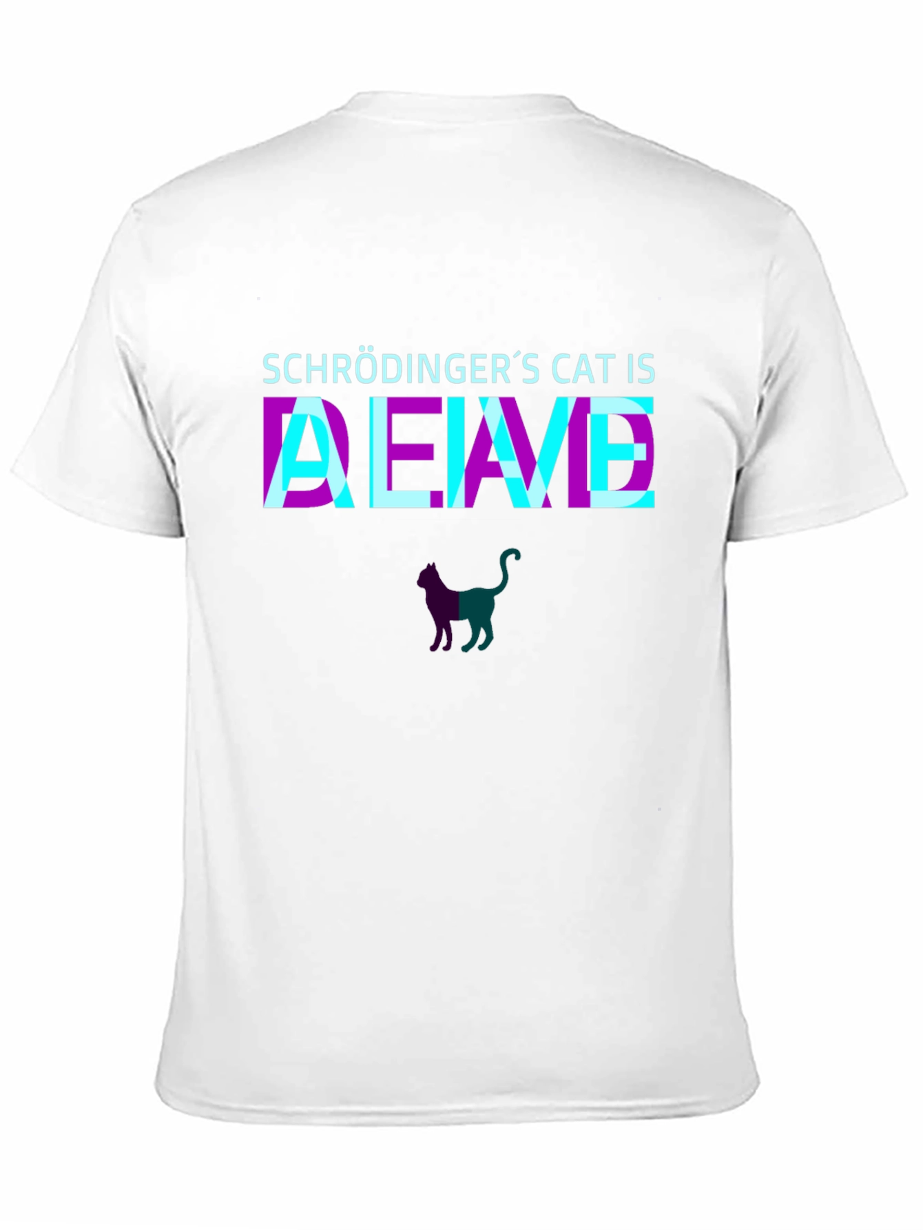 Schrödingers Cat Alive T-Shirt - Quantum Physics Tee