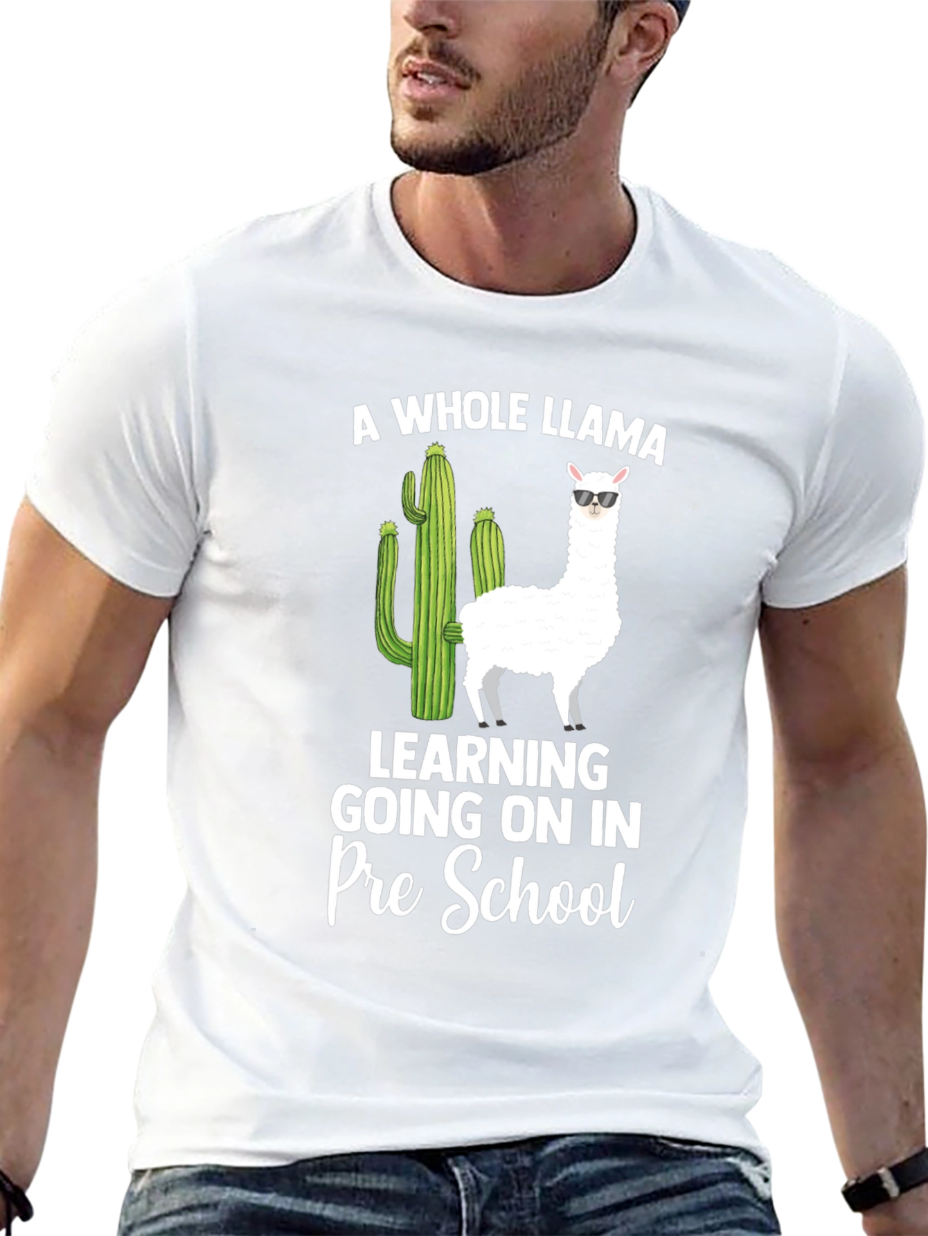 Llama Pre-School Teacher T-Shirt