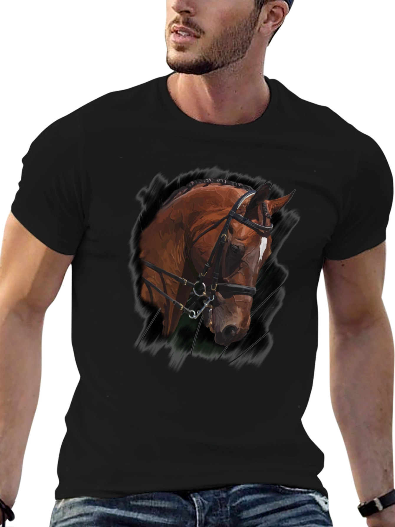 Horse Graphic Tee - Equestrian Style