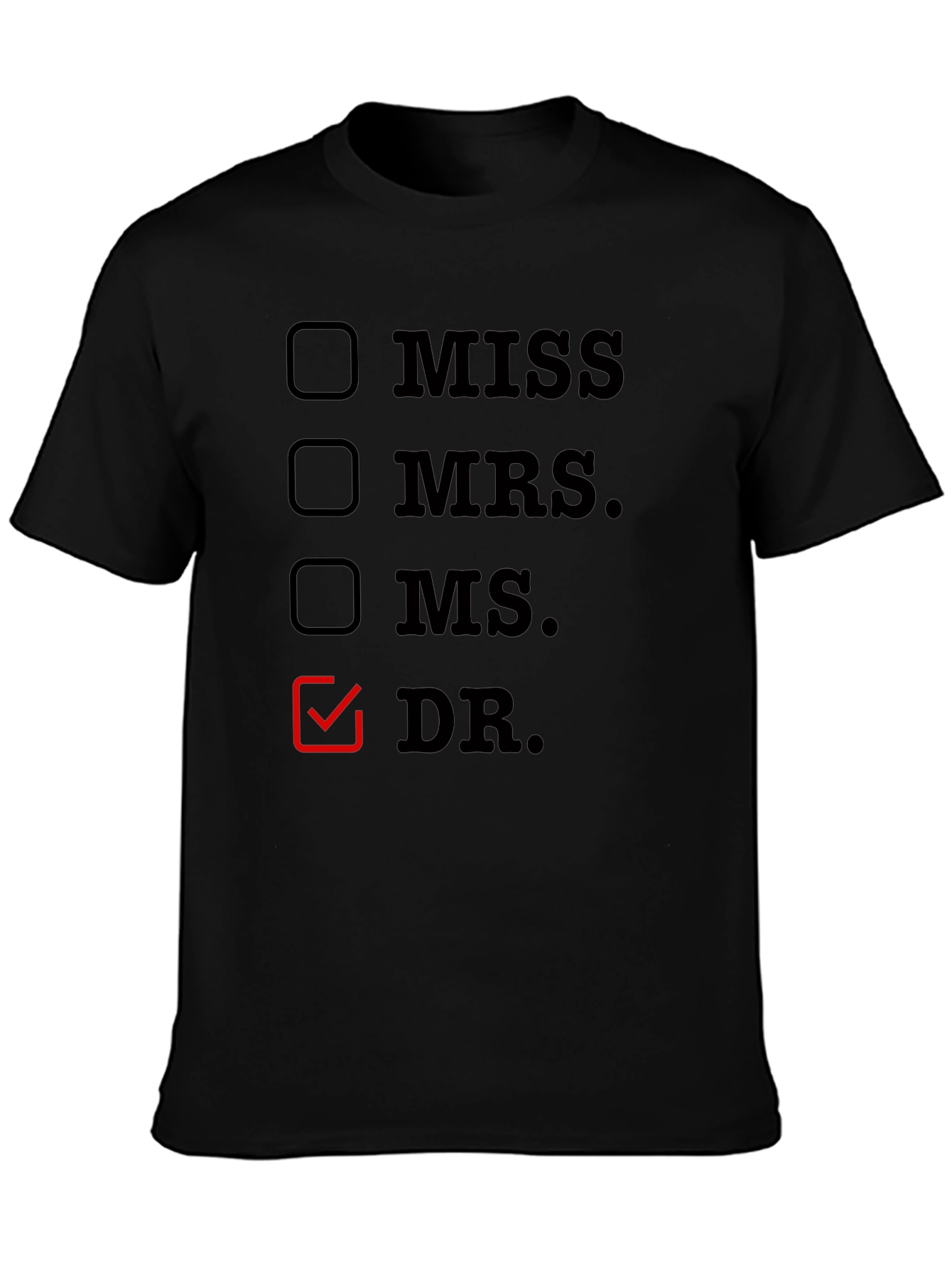 Funny Doctor T-Shirt - Checkbox Novelty Tee