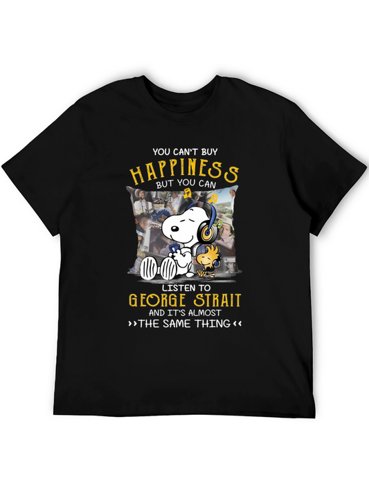 George Strait Snoopy T-Shirt - Music Lover Tee