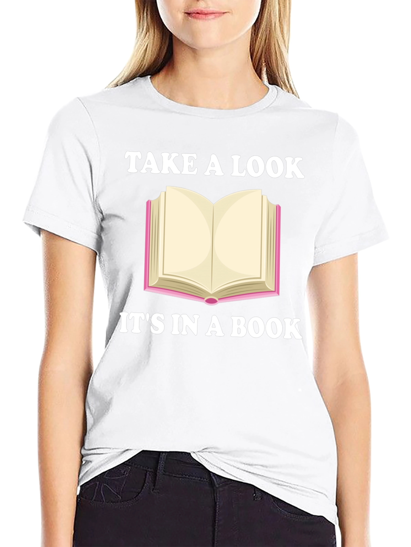 Take a Look Its in a Book Novelty T-Shirt