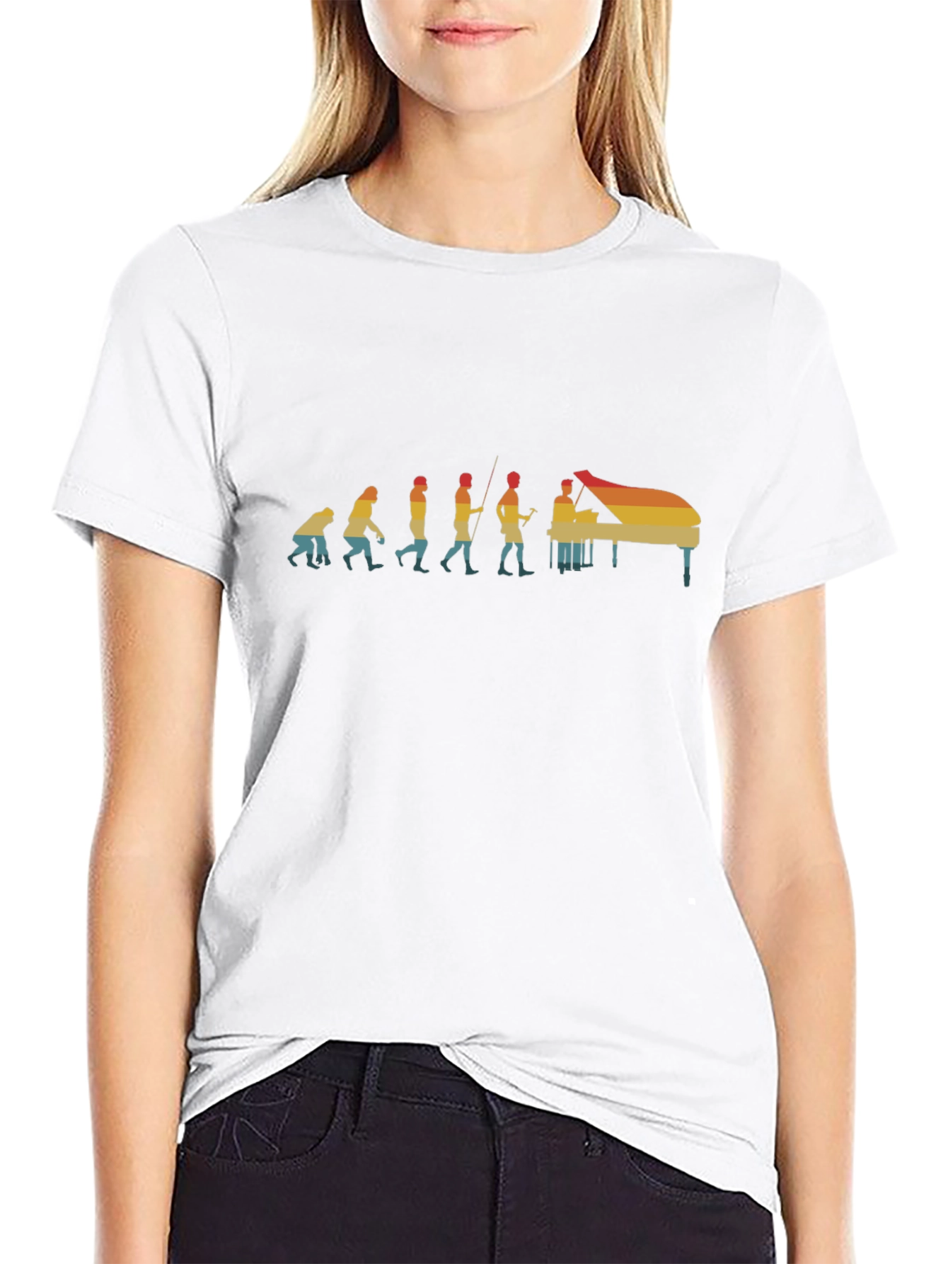 Evolution of a Pianist T-Shirt - Music Lover Tee