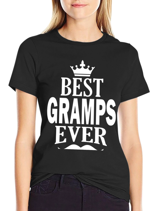 Best Gramps Ever Black T-Shirt
