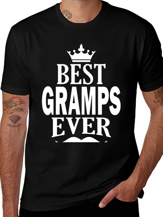 Best Gramps Ever Black T-Shirt