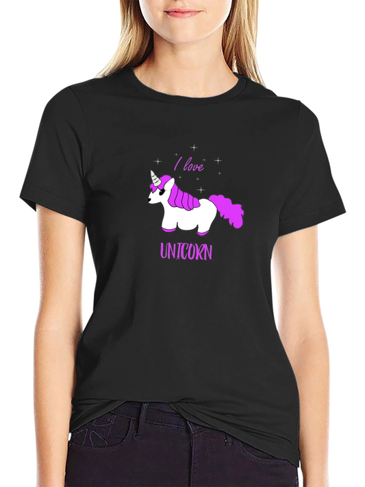 I Love Unicorns Graphic T-Shirt