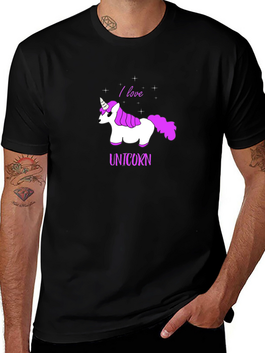 I Love Unicorns Graphic T-Shirt