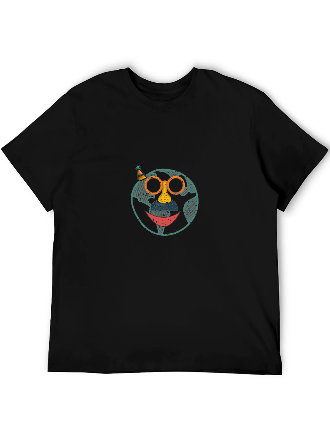 Novelty Earth Day Graphic Tee - Unisex Black T-Shirt