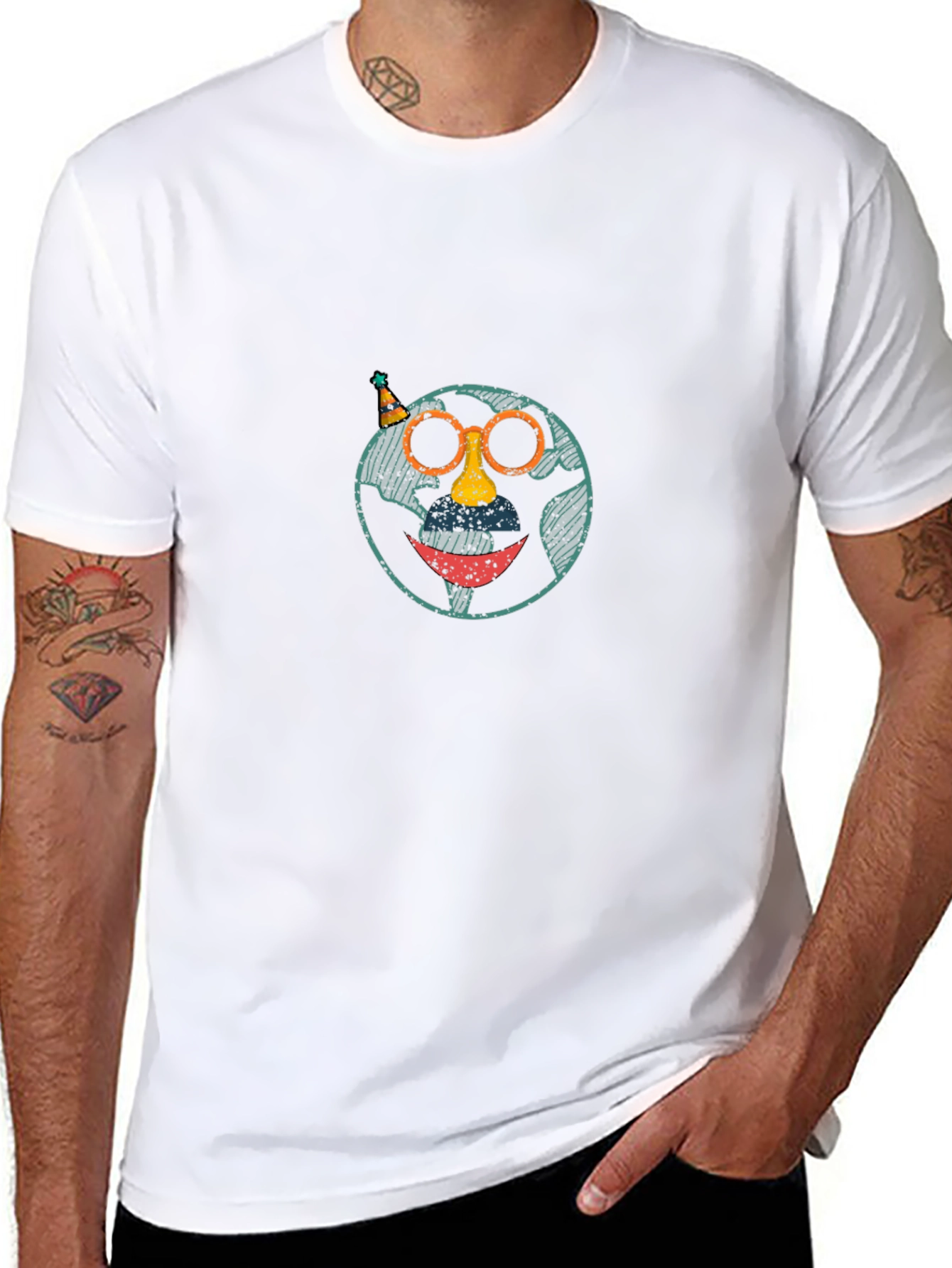 Novelty Earth Day Graphic Tee - Unisex Black T-Shirt