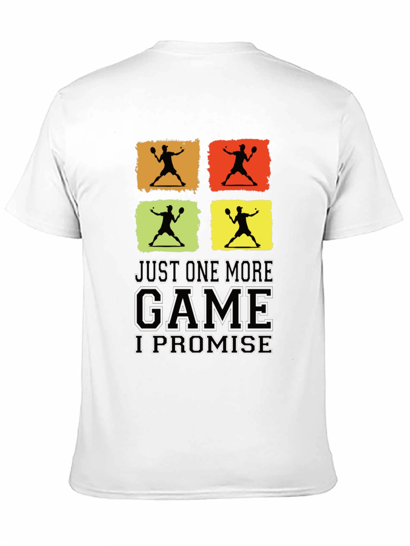 Just One More Game Promise Black Graphic Tee