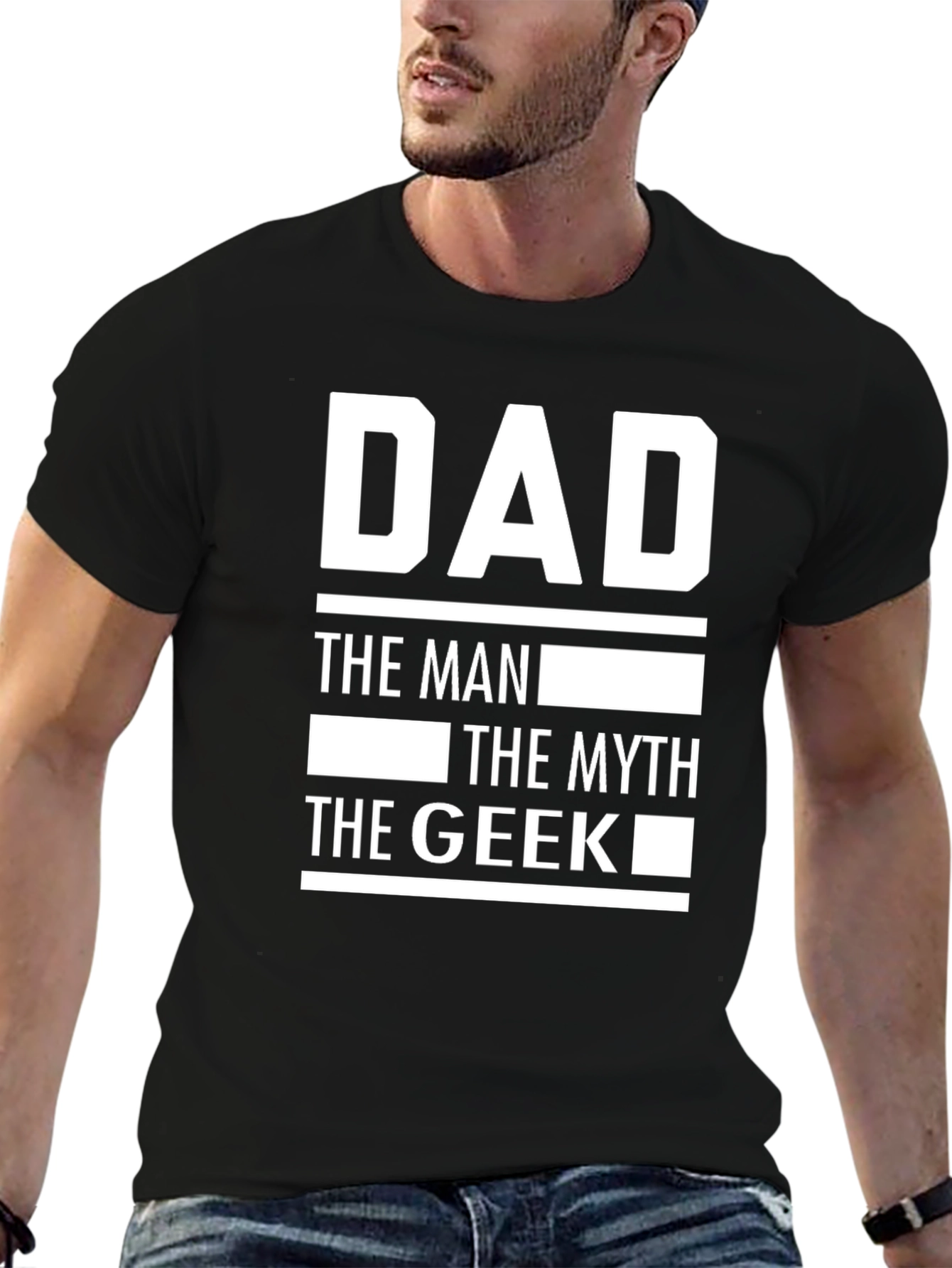 Dad The Man The Myth The Geek Graphic Tee