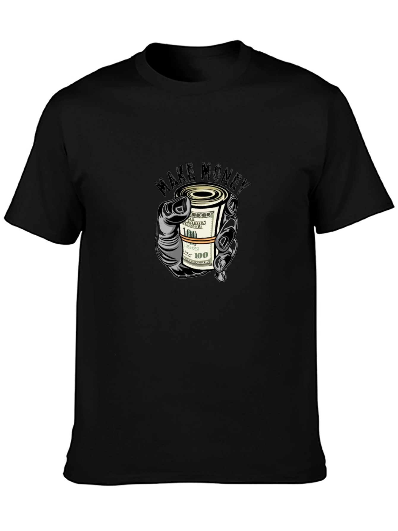 Make Money Graphic Tee - Mens Black T-Shirt