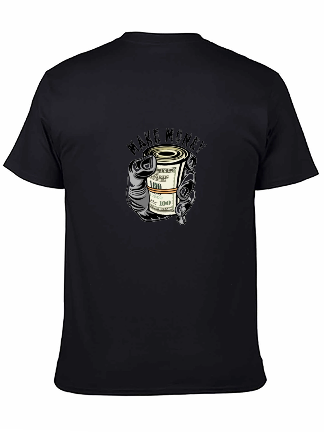 Make Money Graphic Tee - Mens Black T-Shirt