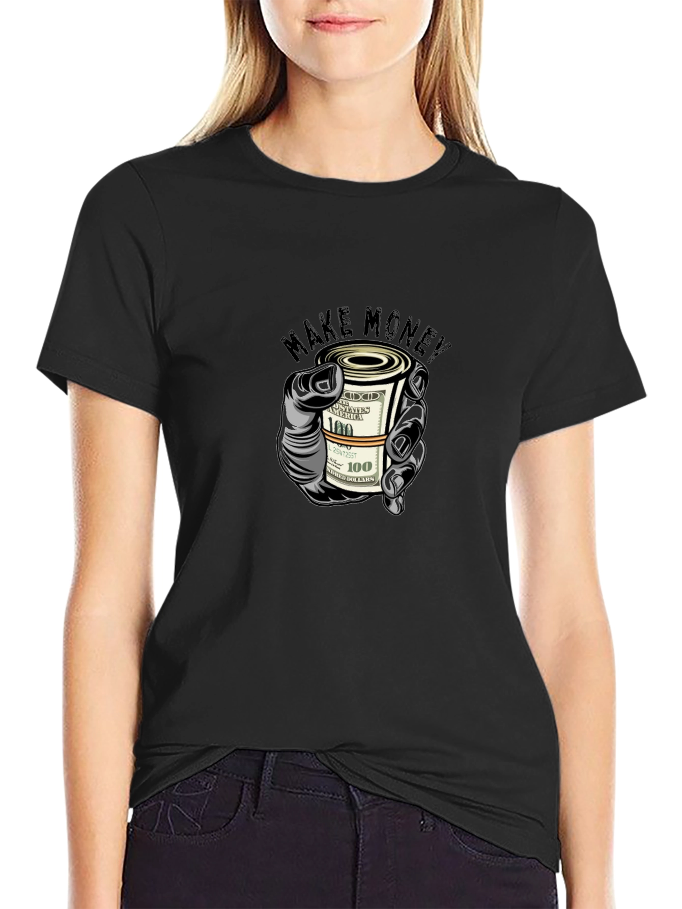 Make Money Graphic Tee - Mens Black T-Shirt