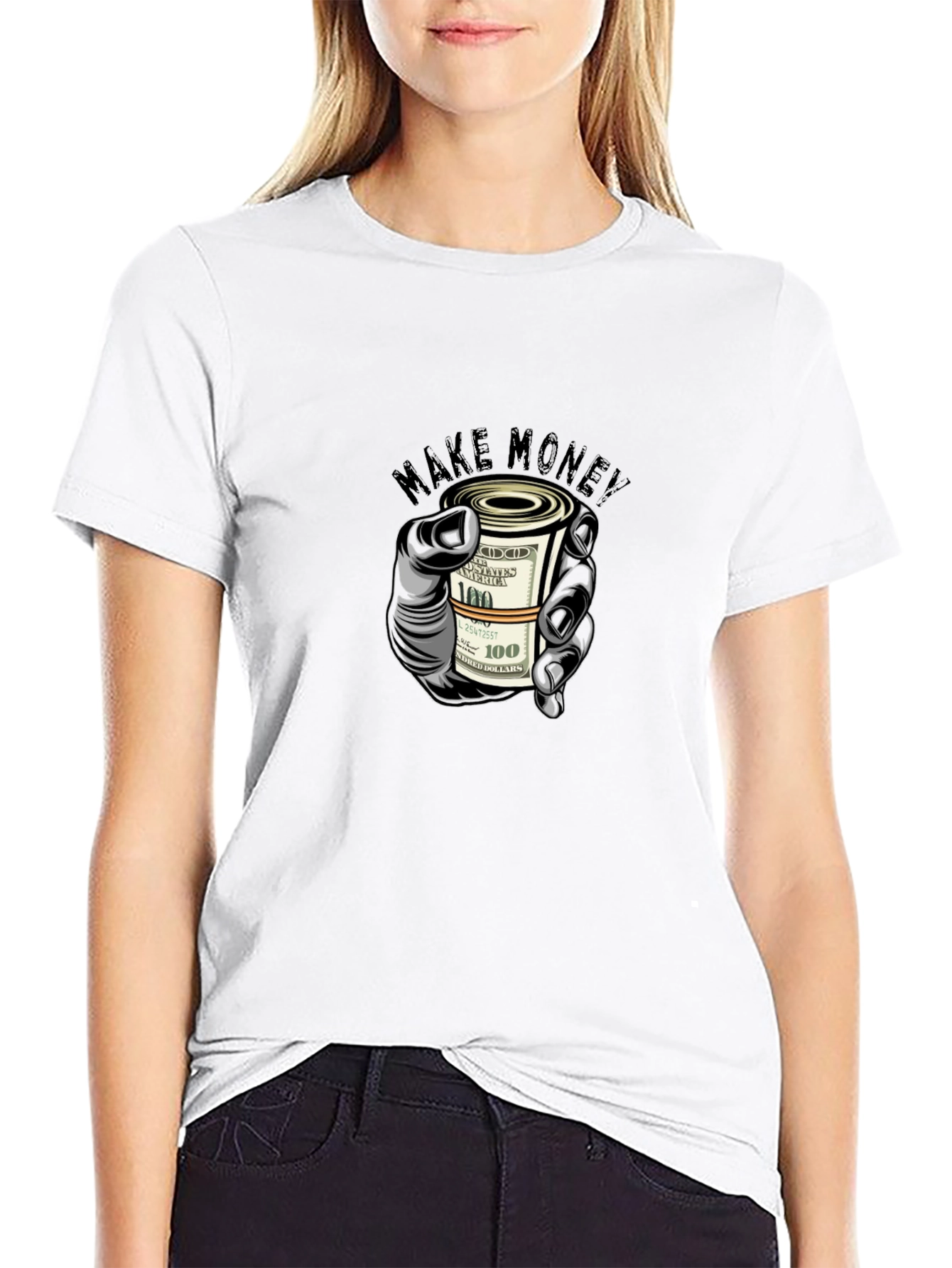 Make Money Graphic Tee - Mens Black T-Shirt
