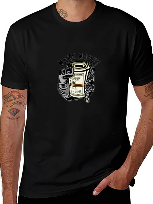 Make Money Graphic Tee - Mens Black T-Shirt