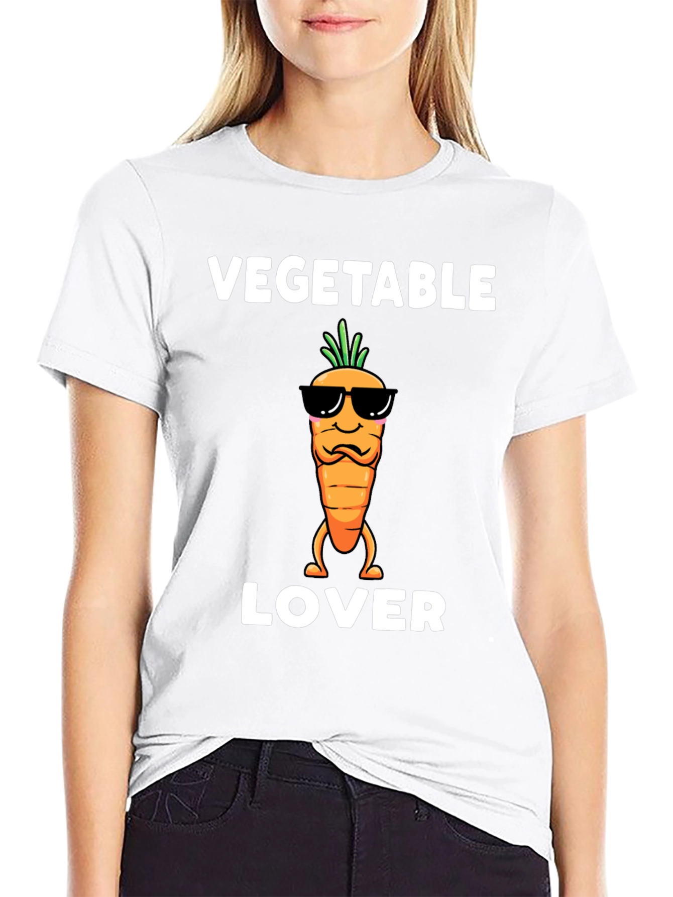 Vegetable Lover T-Shirt - Funny Carrot Design