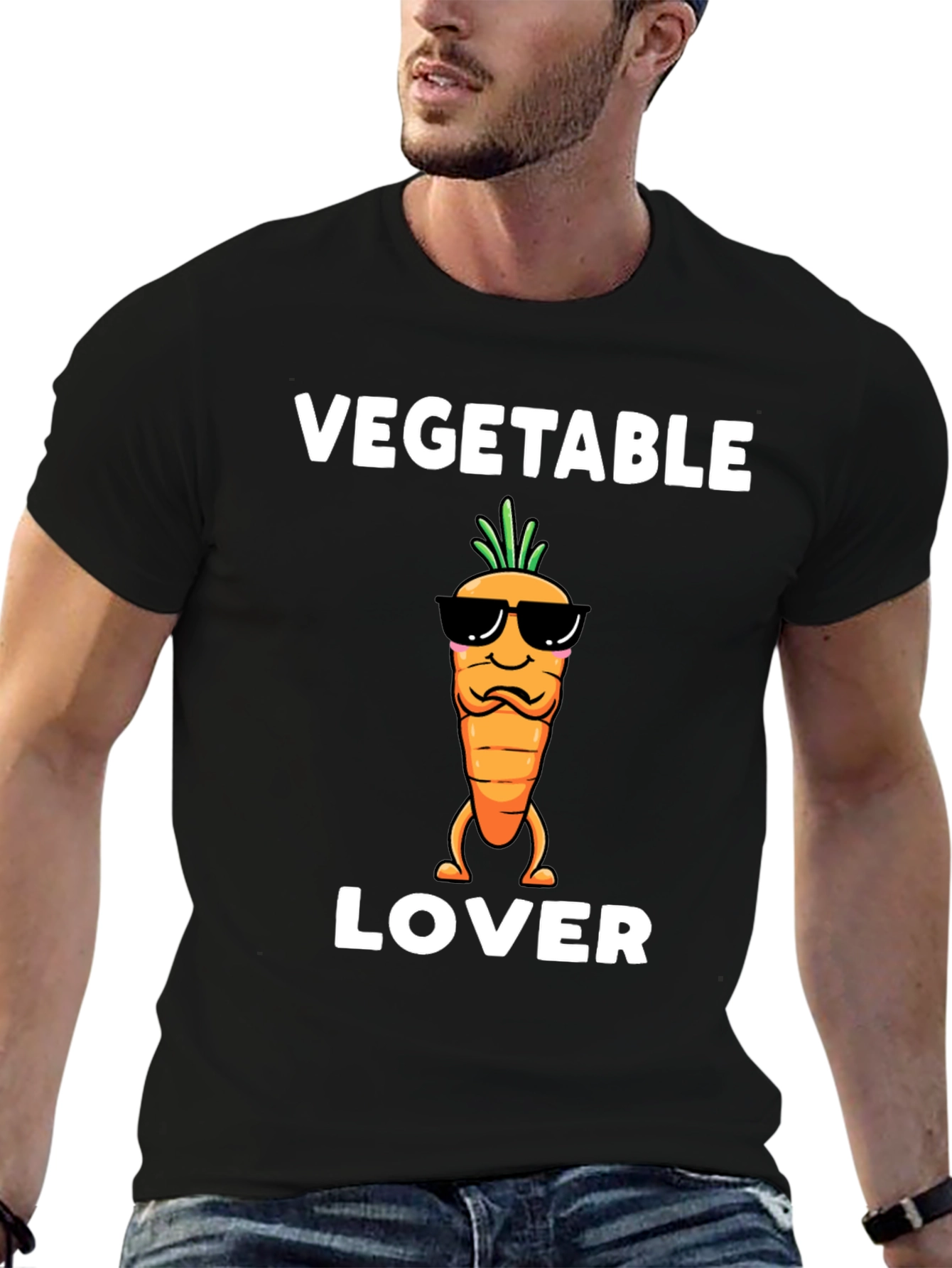 Vegetable Lover T-Shirt - Funny Carrot Design