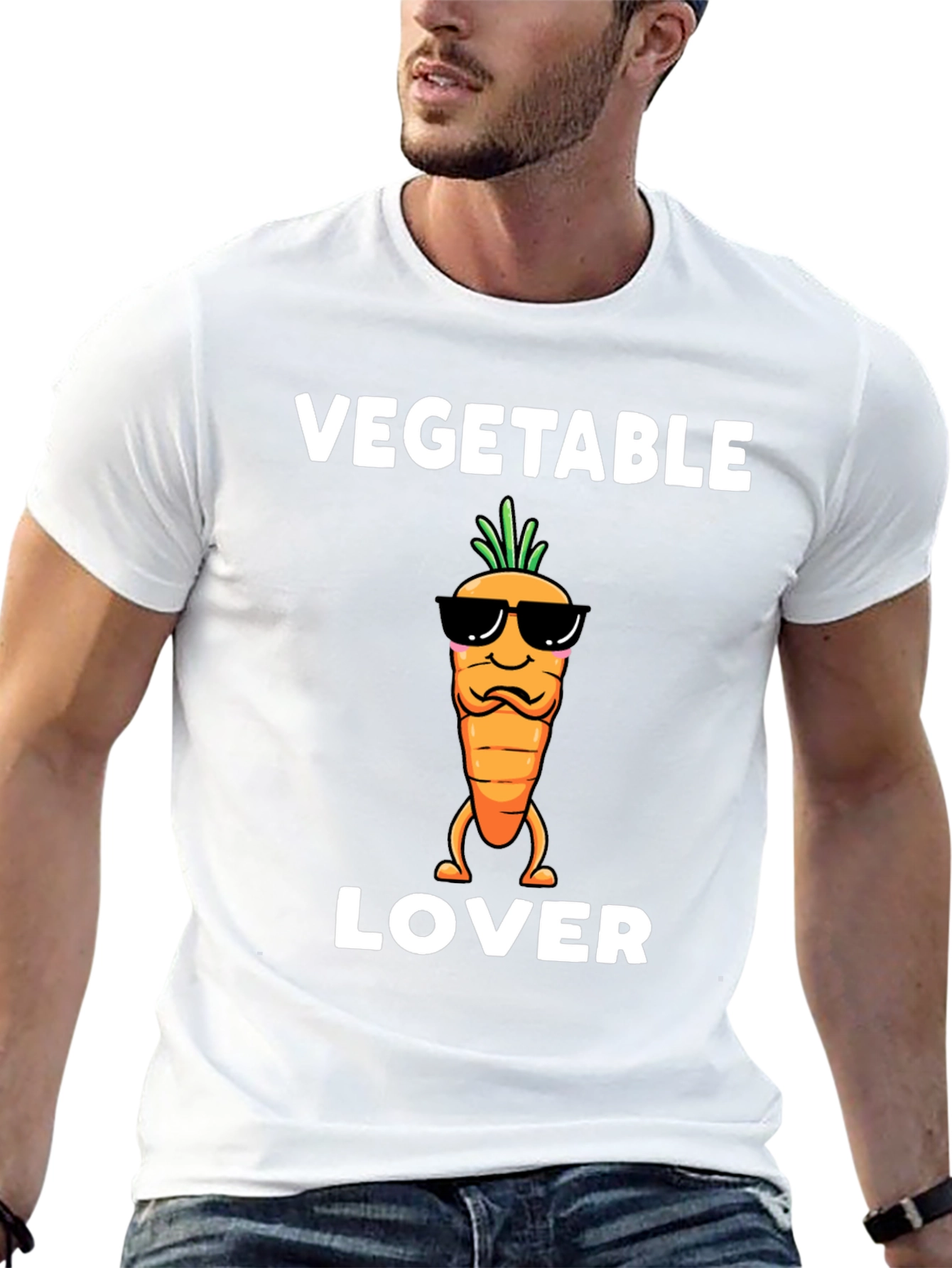 Vegetable Lover T-Shirt - Funny Carrot Design