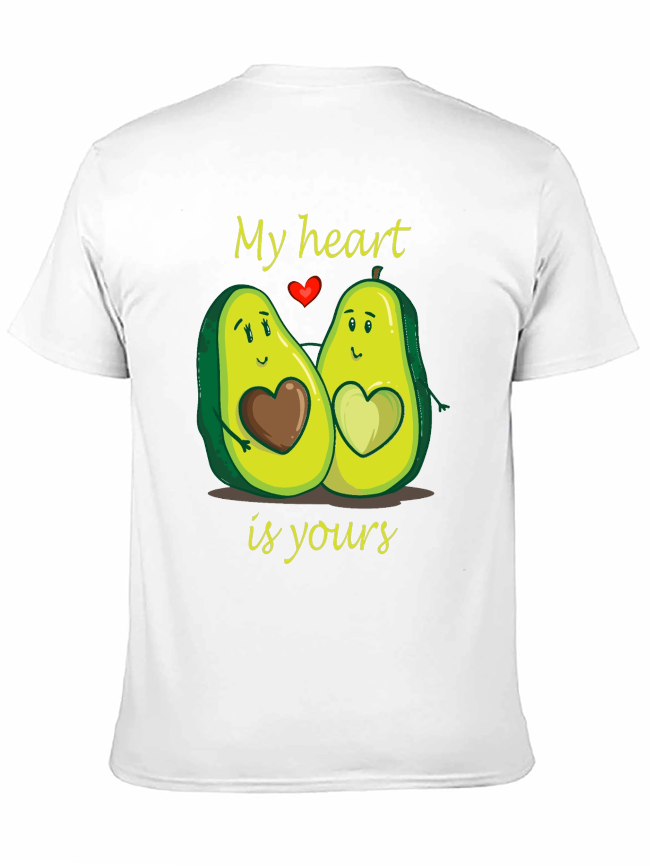 Avocado Love T-Shirt - My Heart is Yours