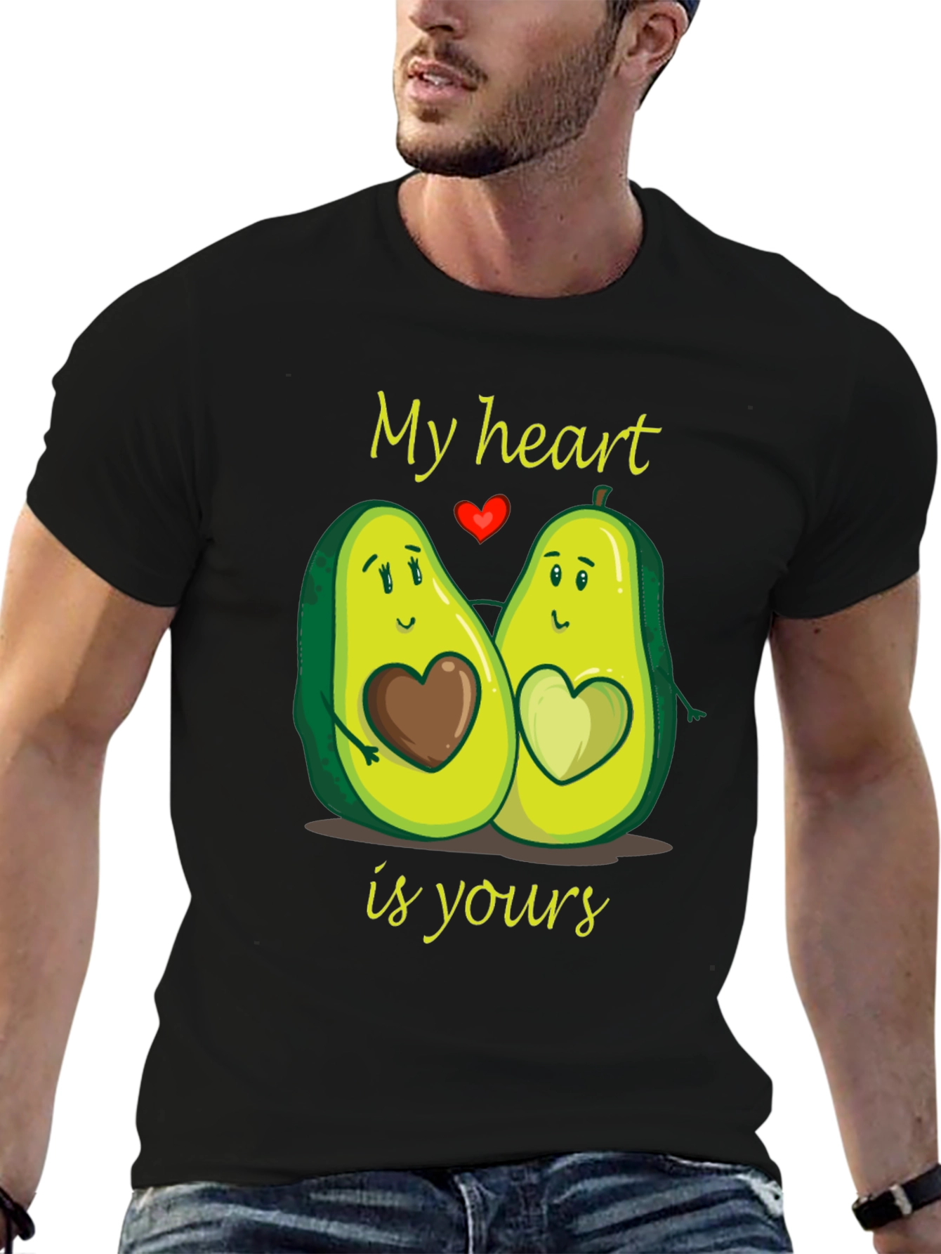 Avocado Love T-Shirt - My Heart is Yours