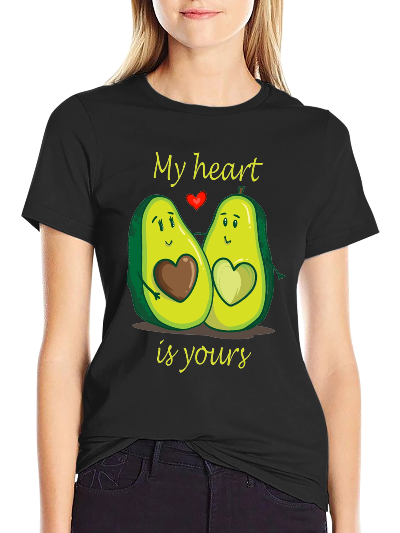 Avocado Love T-Shirt - My Heart is Yours