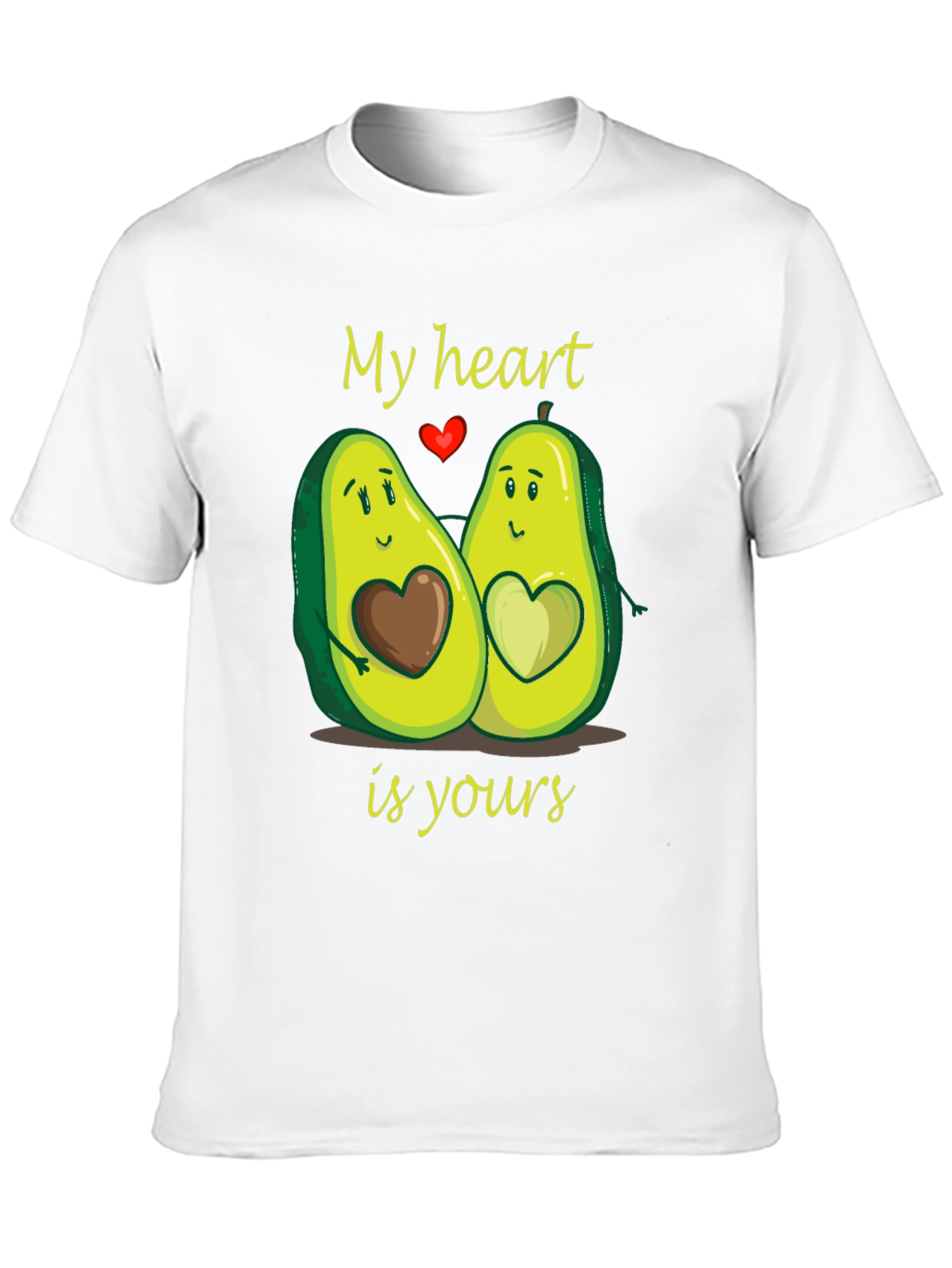 Avocado Love T-Shirt - My Heart is Yours