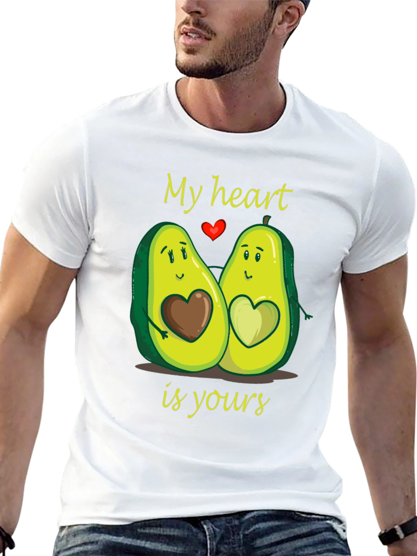 Avocado Love T-Shirt - My Heart is Yours