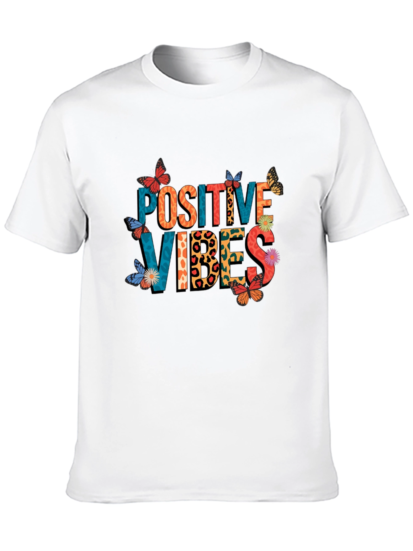 Positive Vibes Graphic Tee - Stylish Comfort