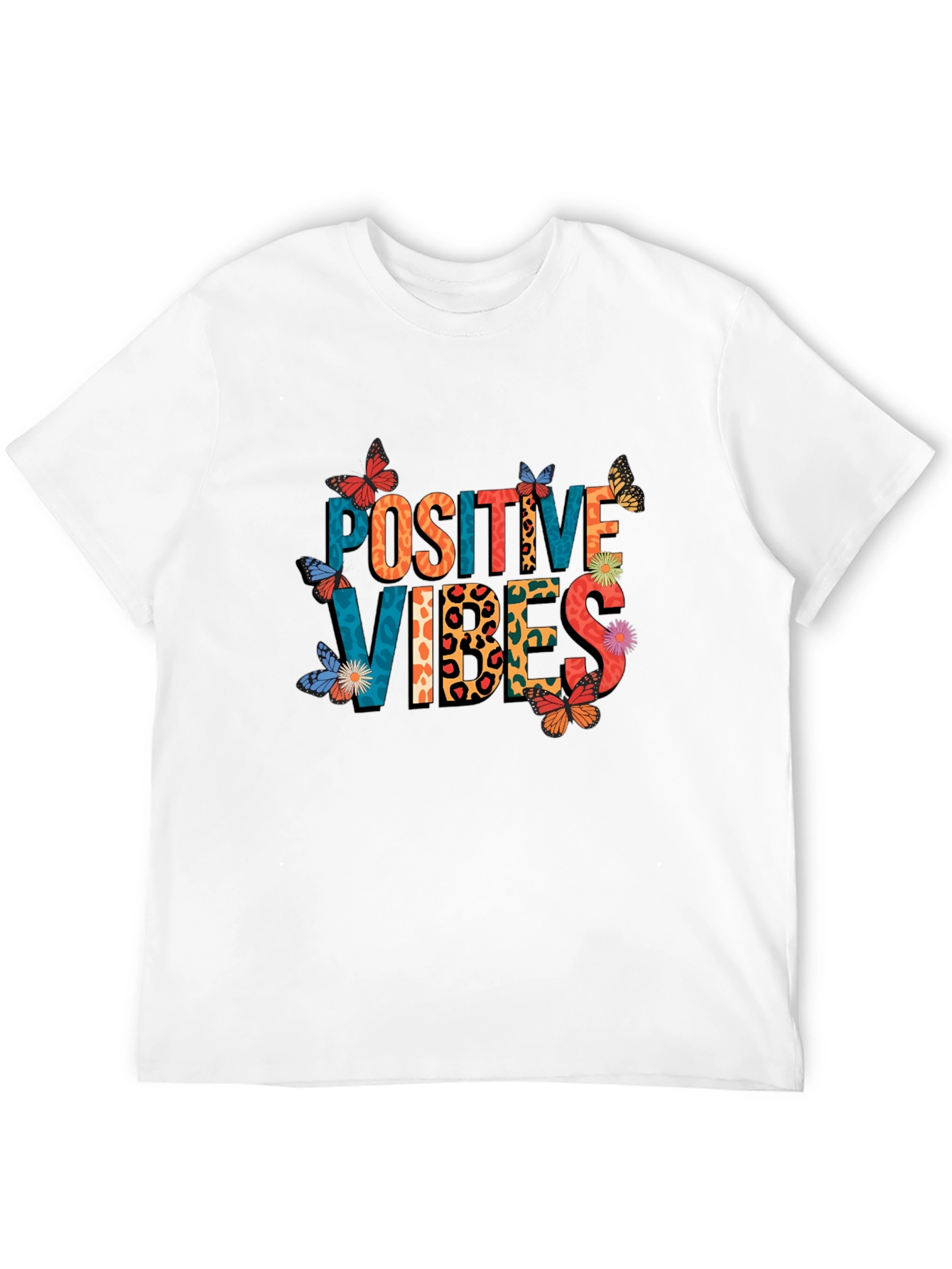 Positive Vibes Graphic Tee - Stylish Comfort