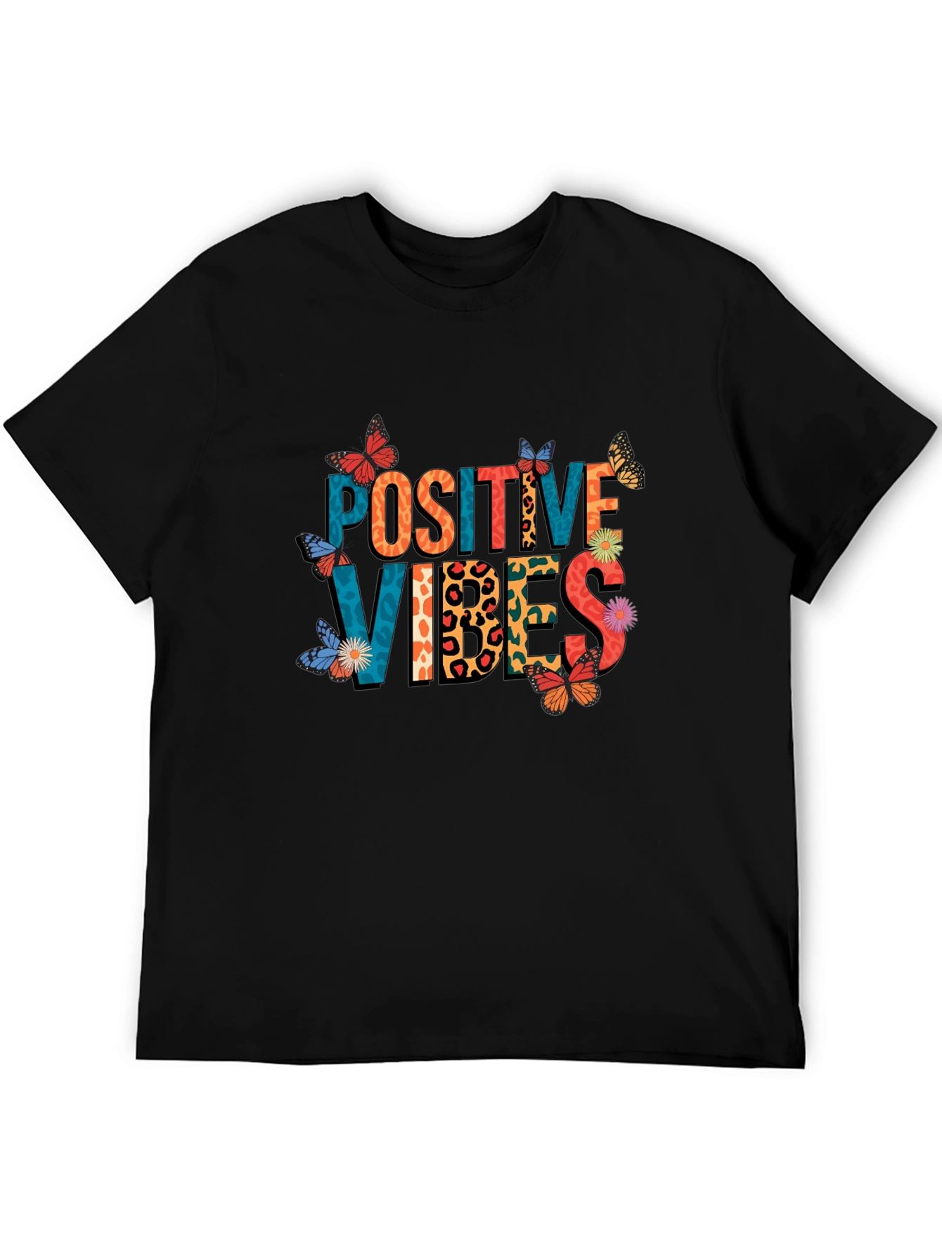 Positive Vibes Graphic Tee - Stylish Comfort