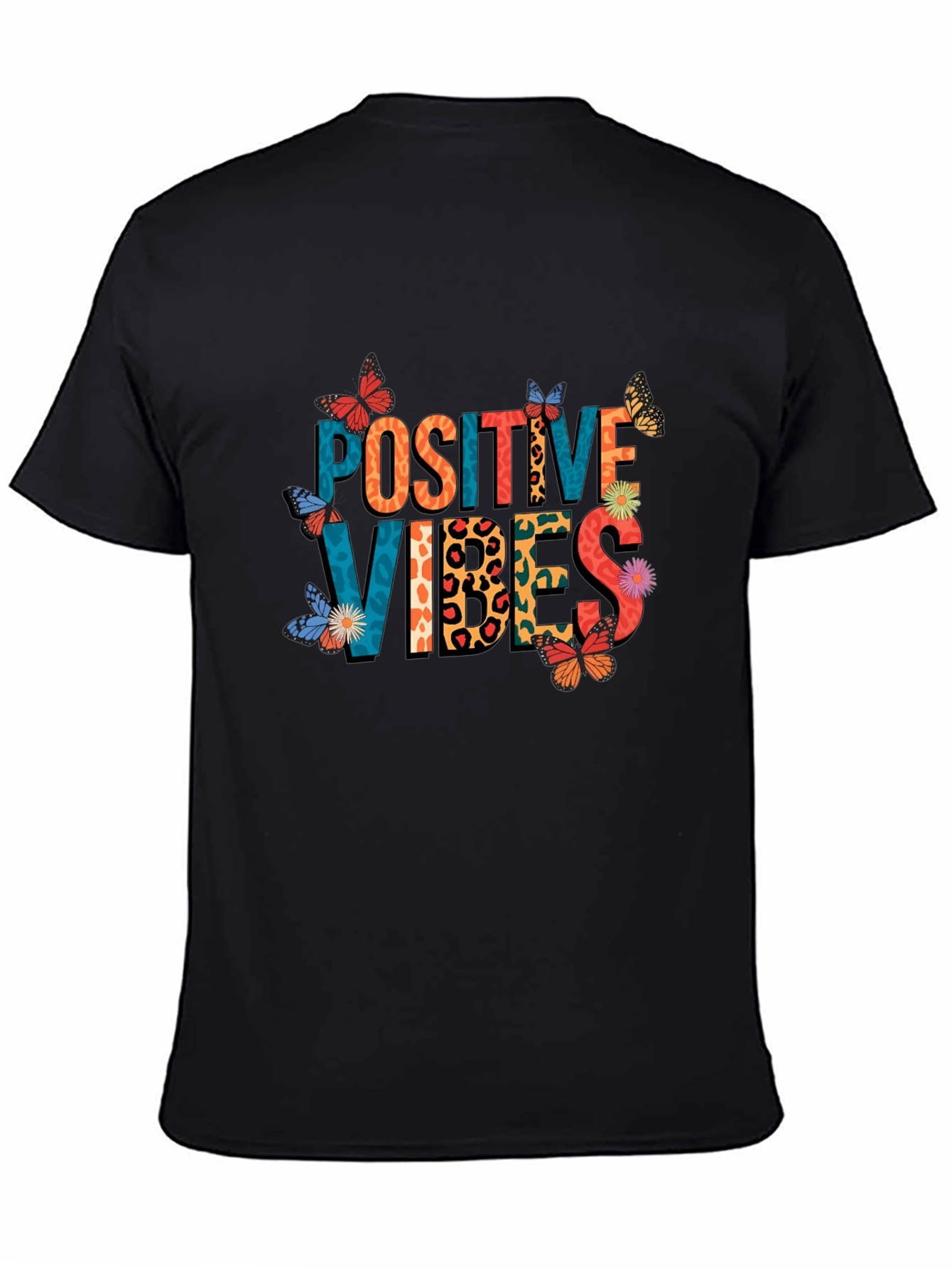 Positive Vibes Graphic Tee - Stylish Comfort