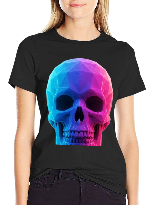 Geometric Skull Graphic T-Shirt