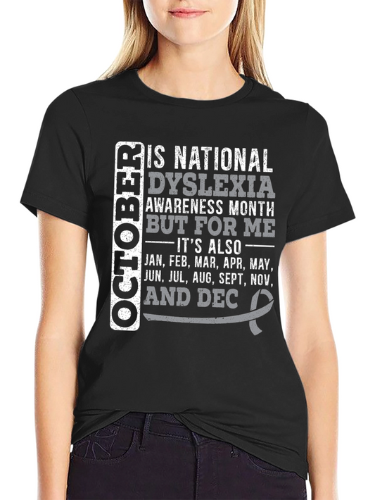 Dyslexia Awareness Month T-Shirt