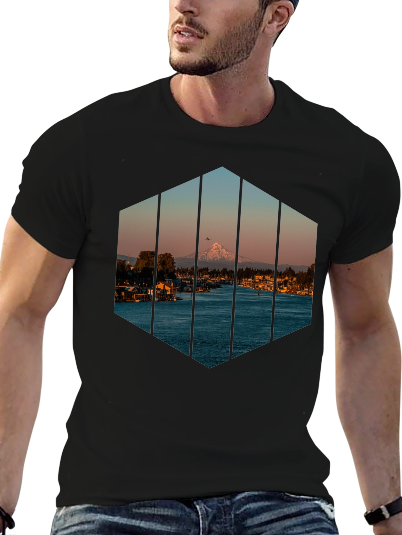 Lake Scene Graphic Tee