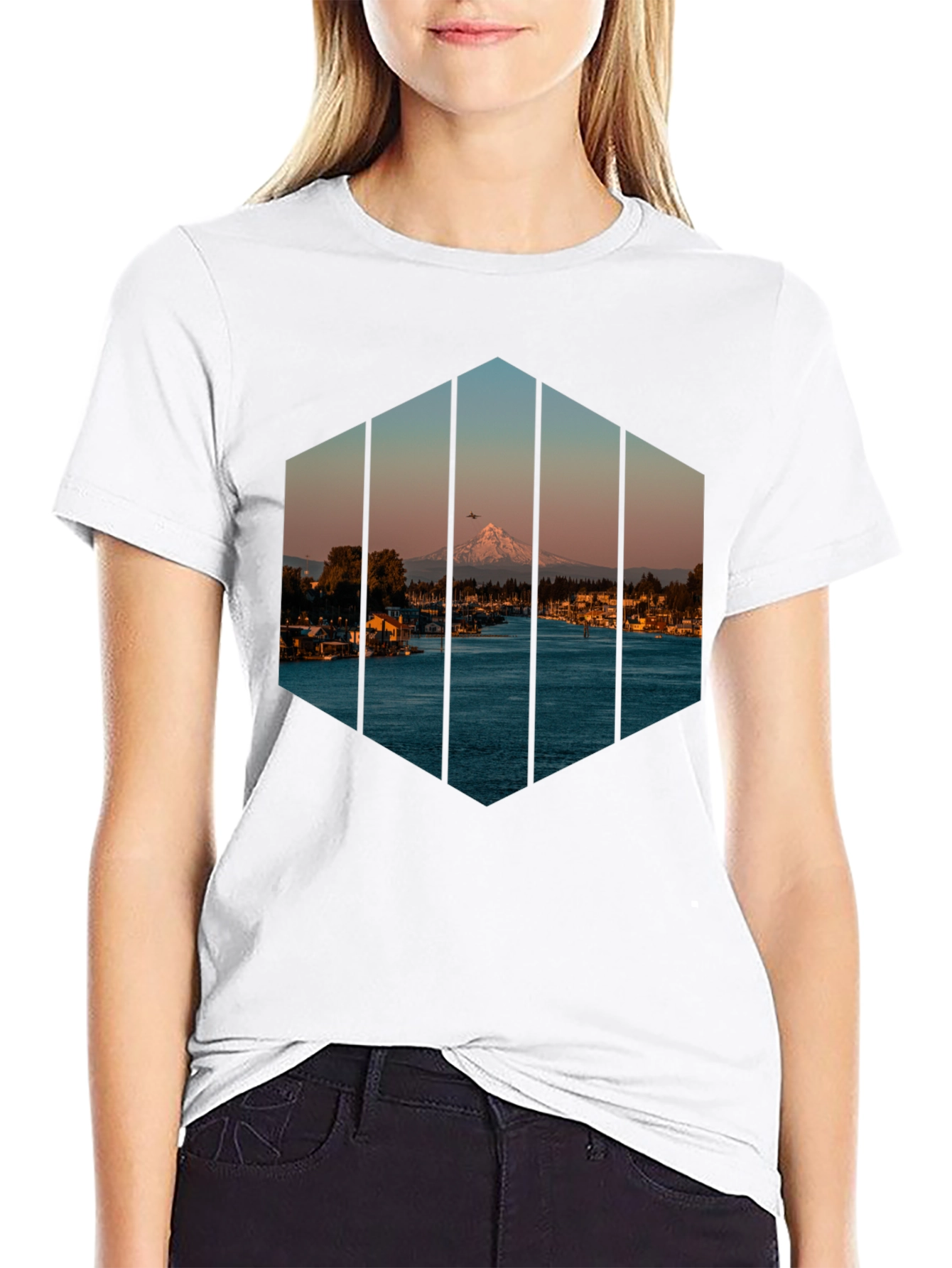 Lake Scene Graphic Tee