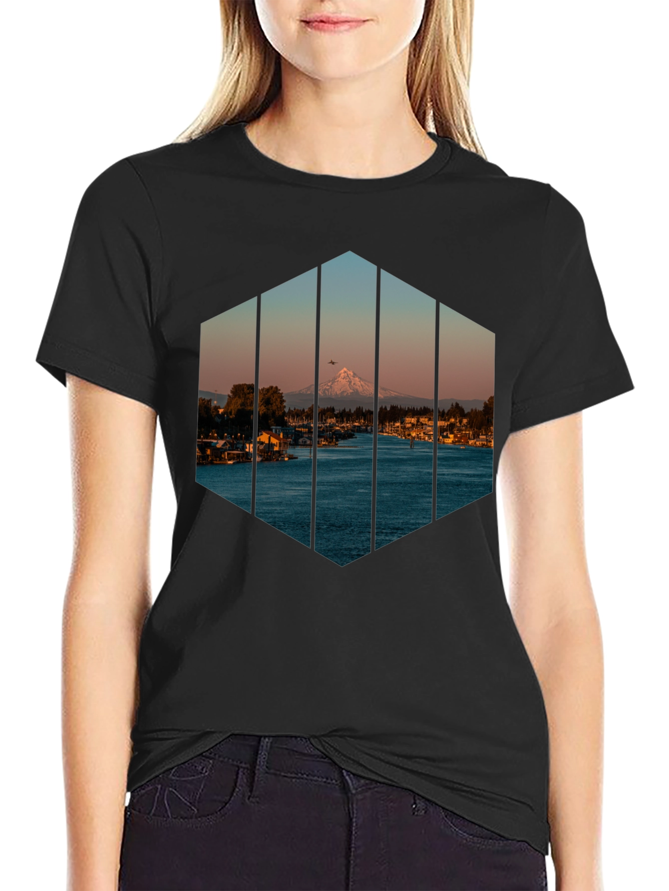 Lake Scene Graphic Tee