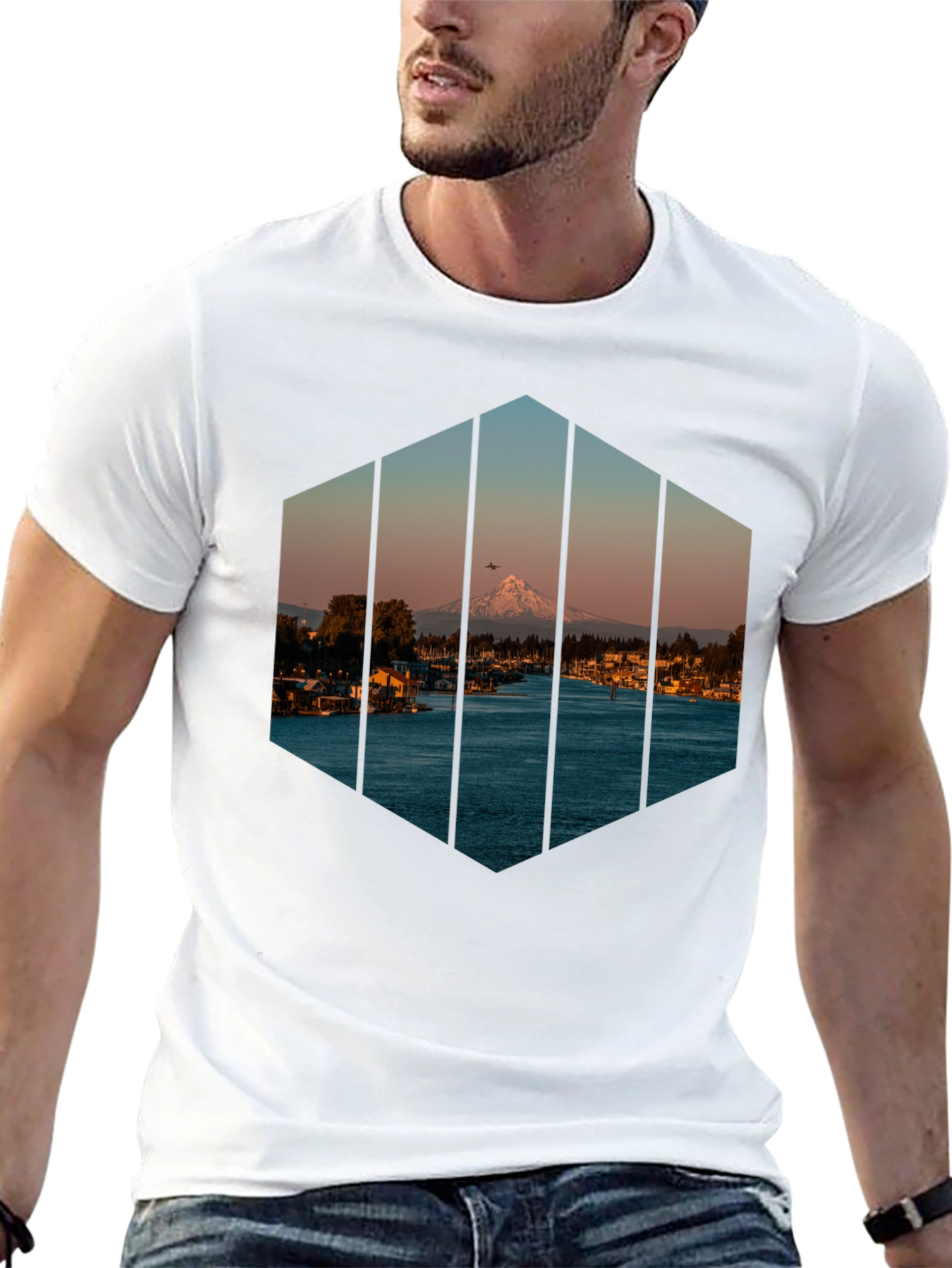Lake Scene Graphic Tee