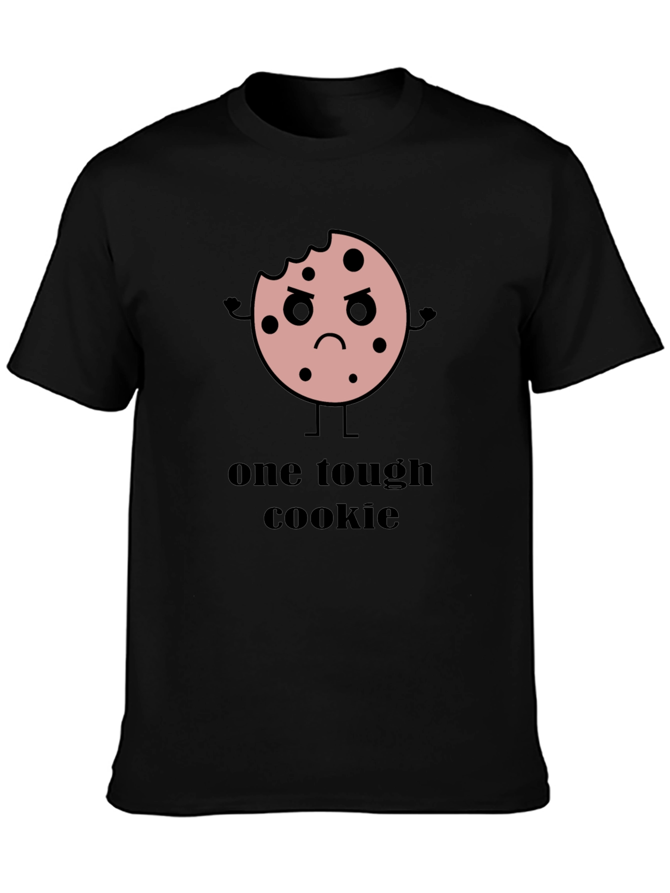 One Tough Cookie Graphic T-Shirt - Black