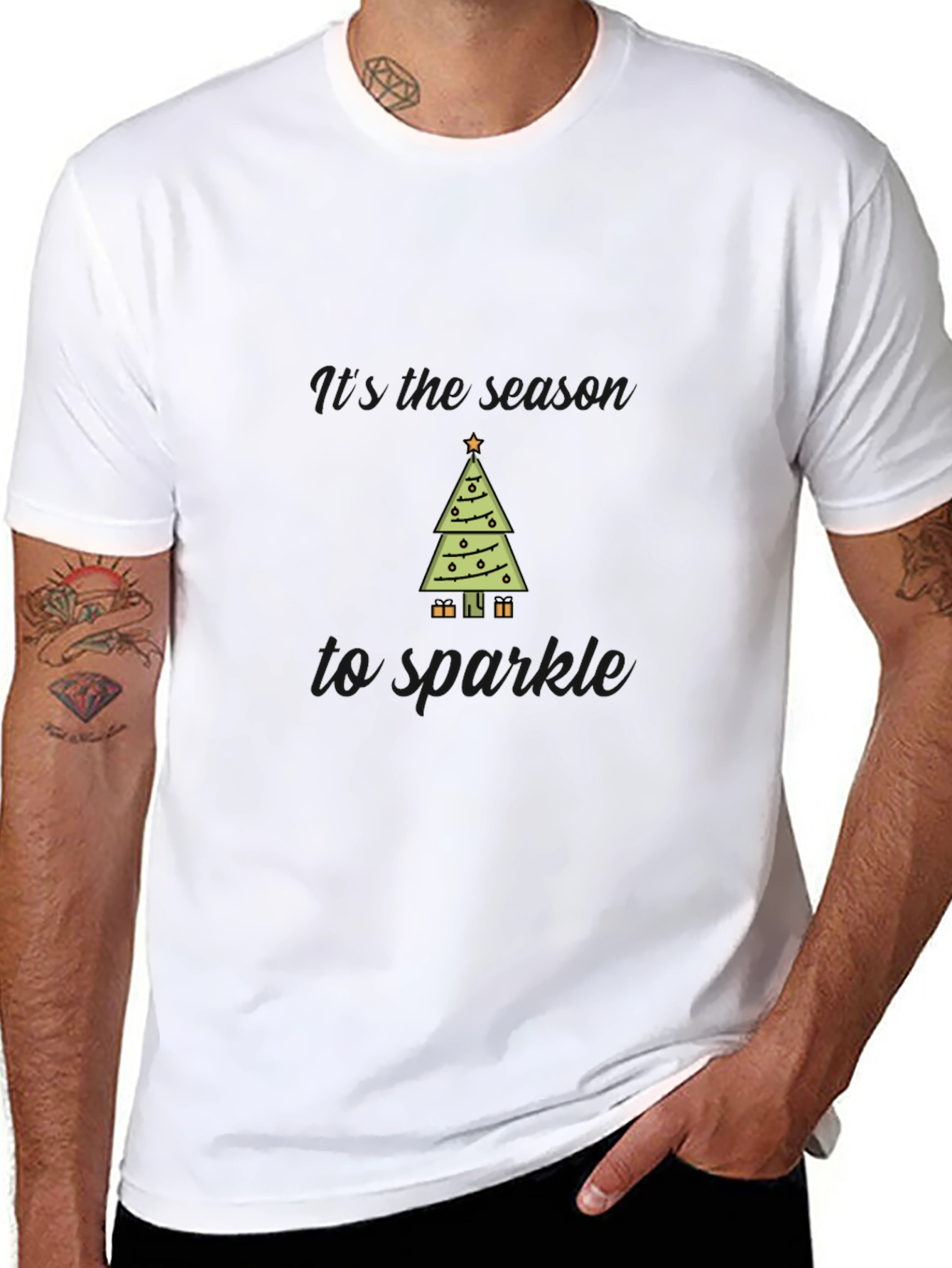 Christmas Tree Graphic T-Shirt