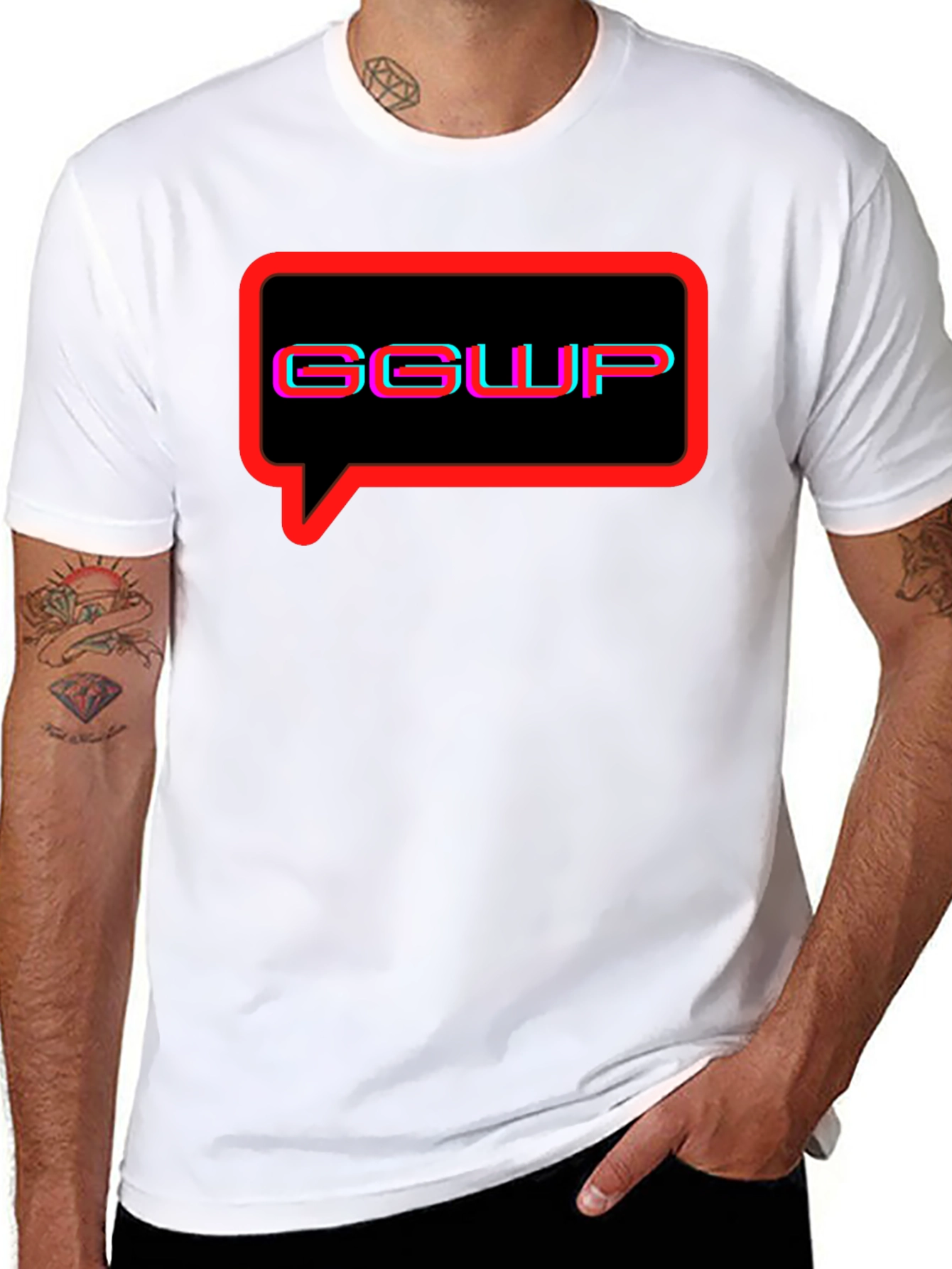 GGWP T-Shirt - Gamer Speech Bubble Design