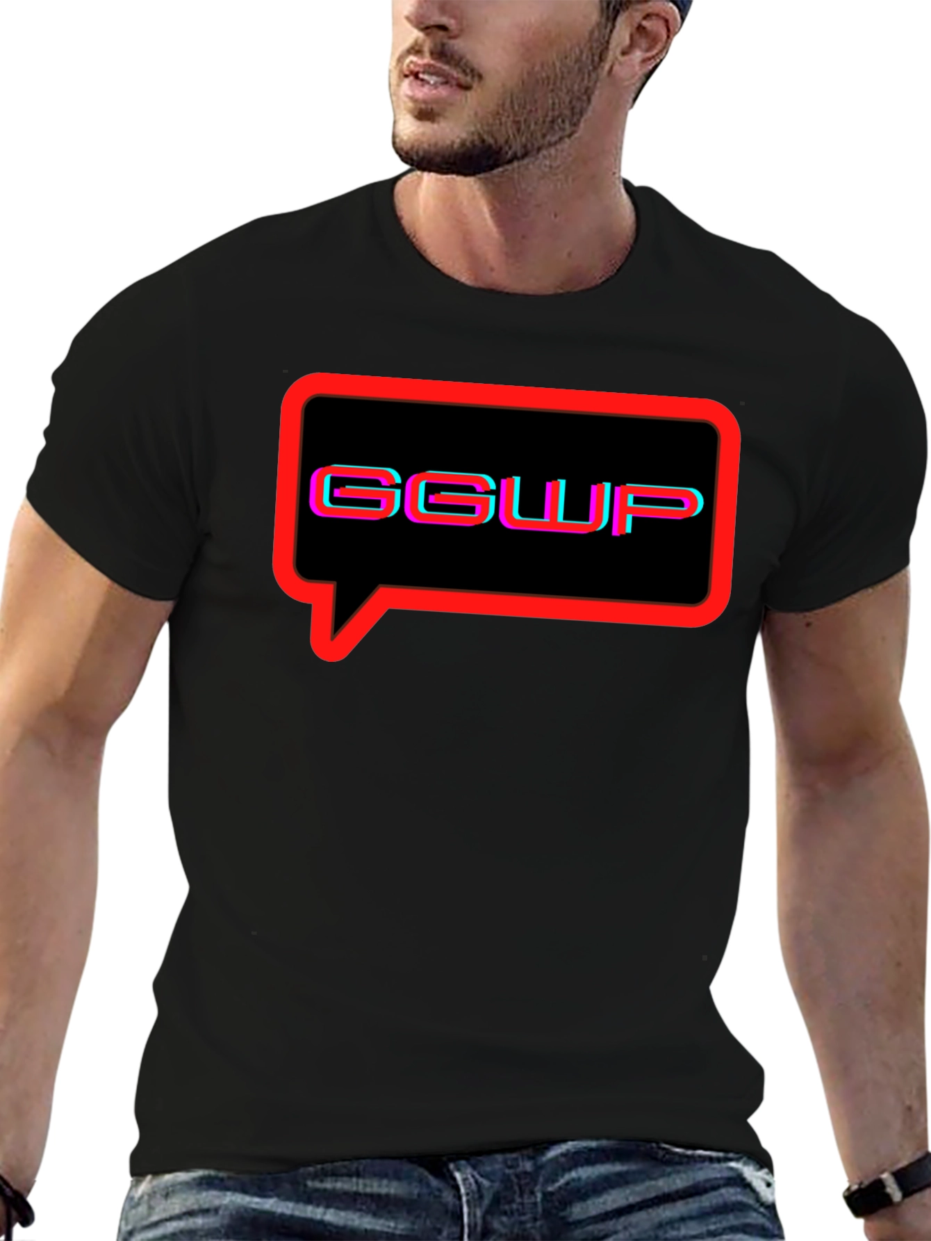 GGWP T-Shirt - Gamer Speech Bubble Design
