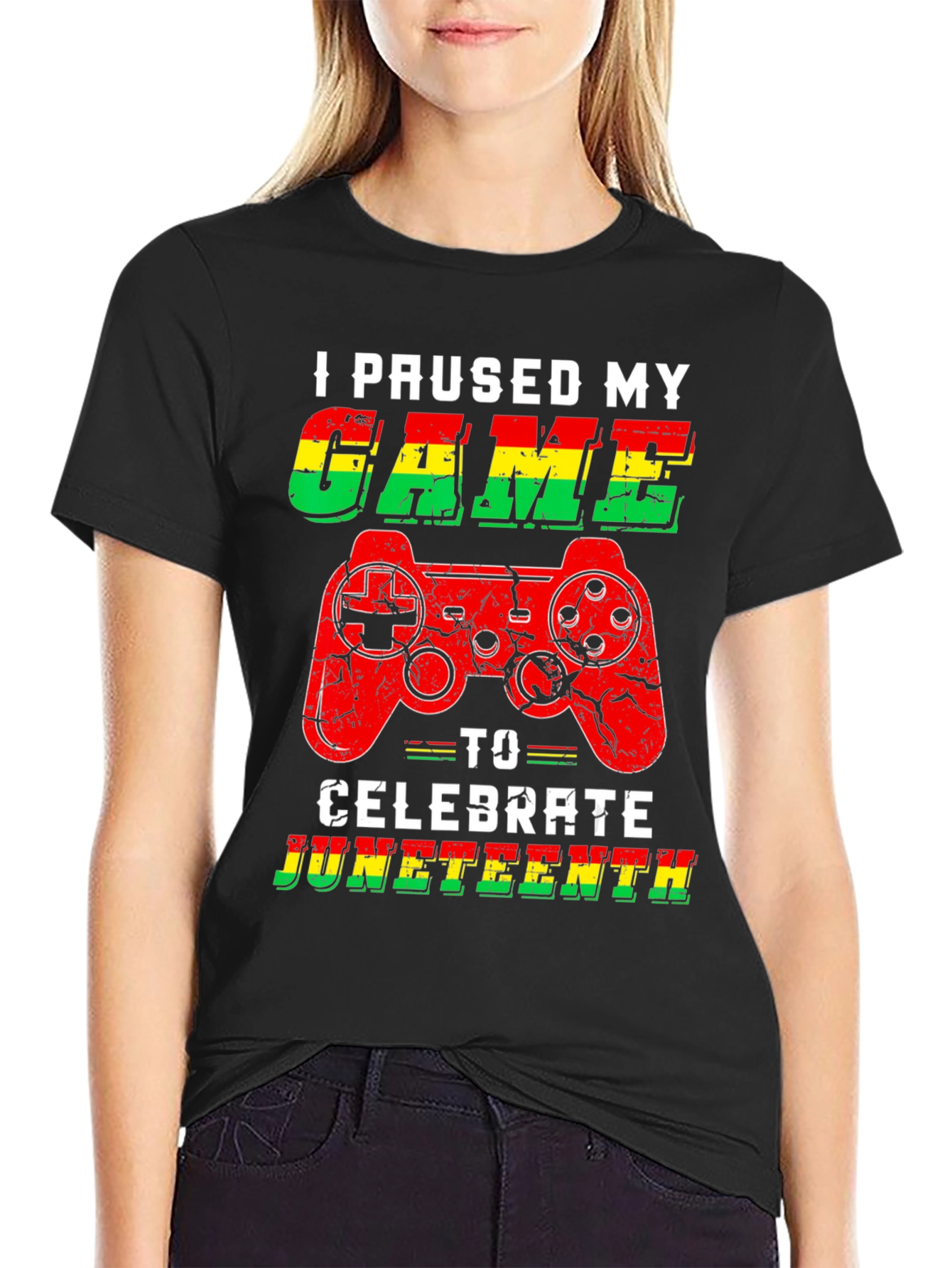 Paused My Game Juneteenth T-Shirt