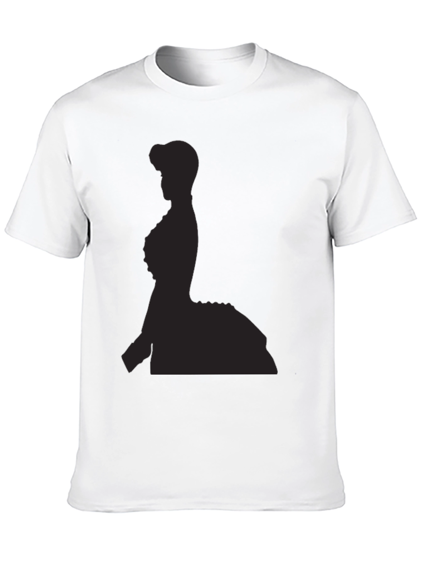 Elegant Silhouette Black T-Shirt