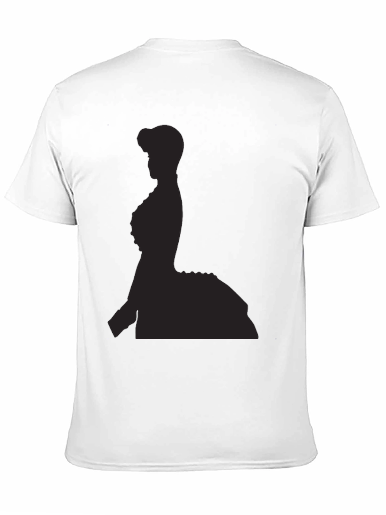 Elegant Silhouette Black T-Shirt
