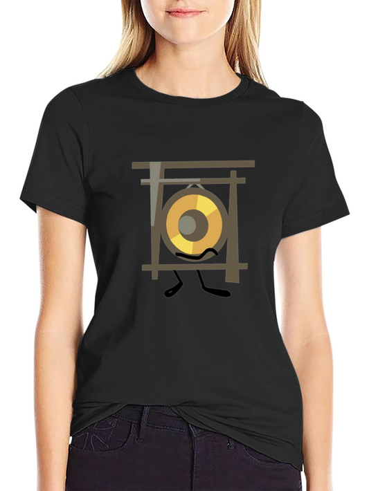 Gong Character Graphic Tee - Unique Music Lover Shirt