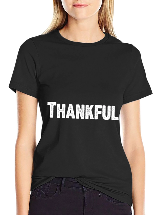 Thankful Graphic Tee - Soft Cotton Blend