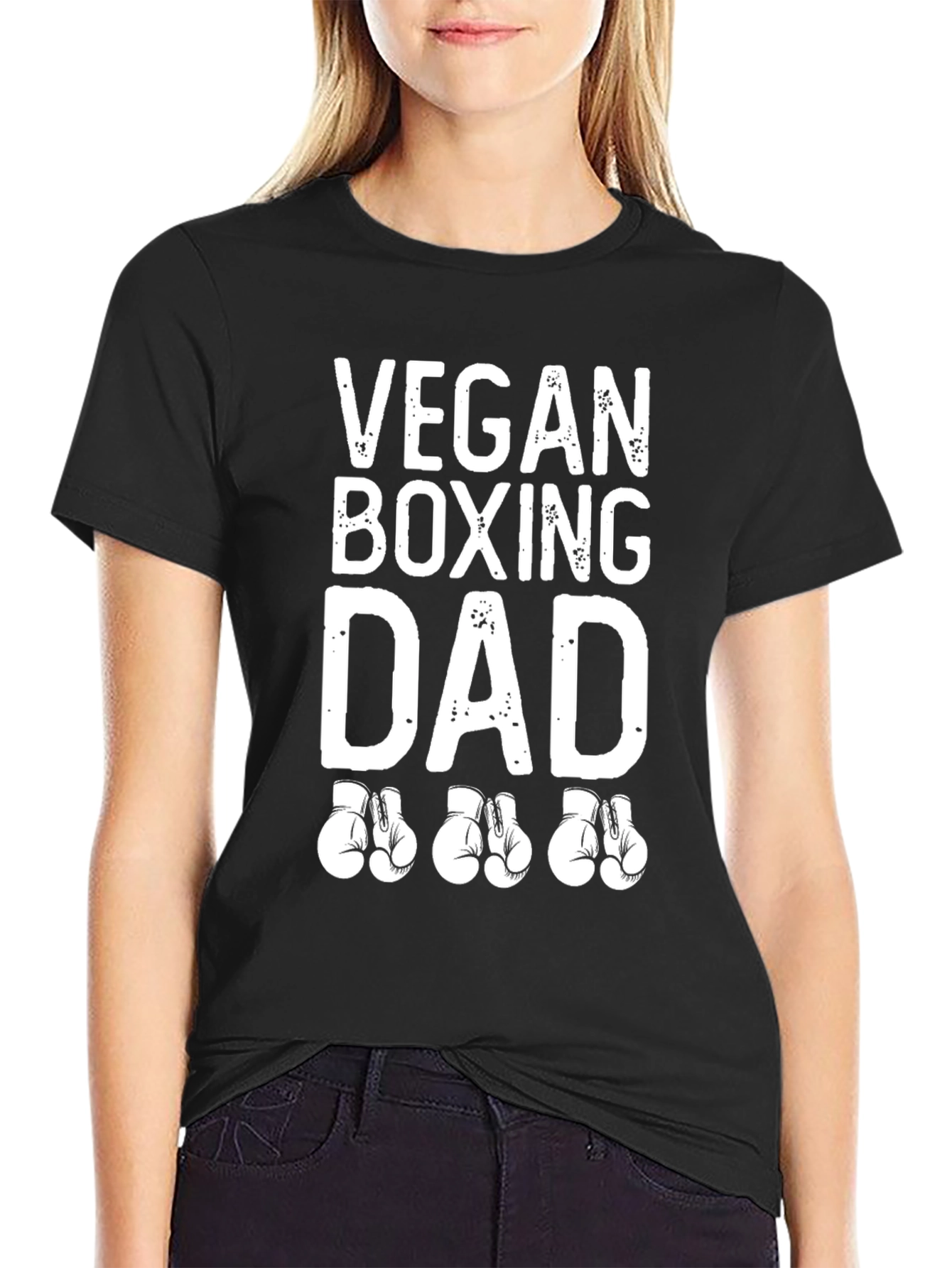 Vegan Boxing Dad T-Shirt