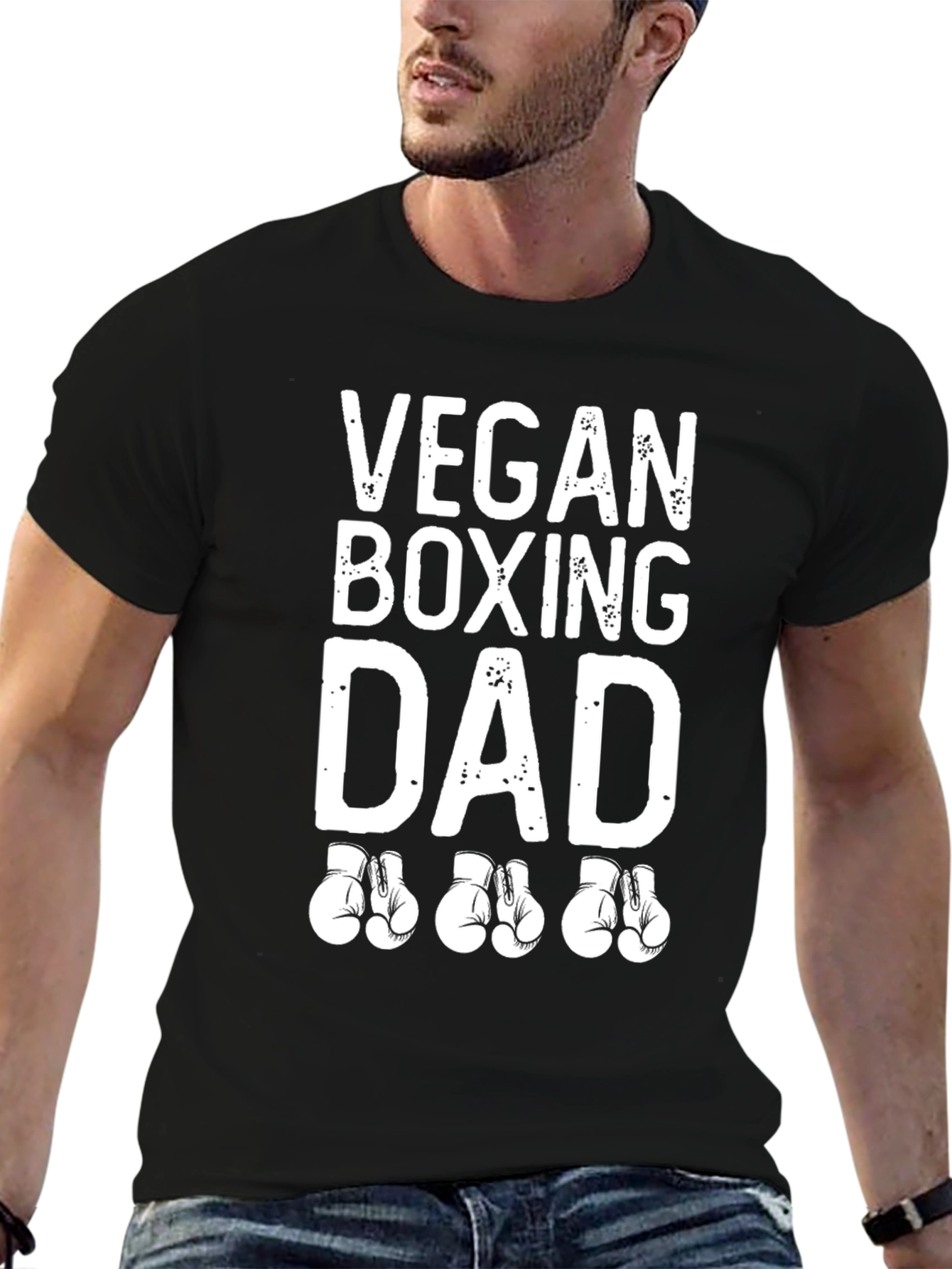 Vegan Boxing Dad T-Shirt