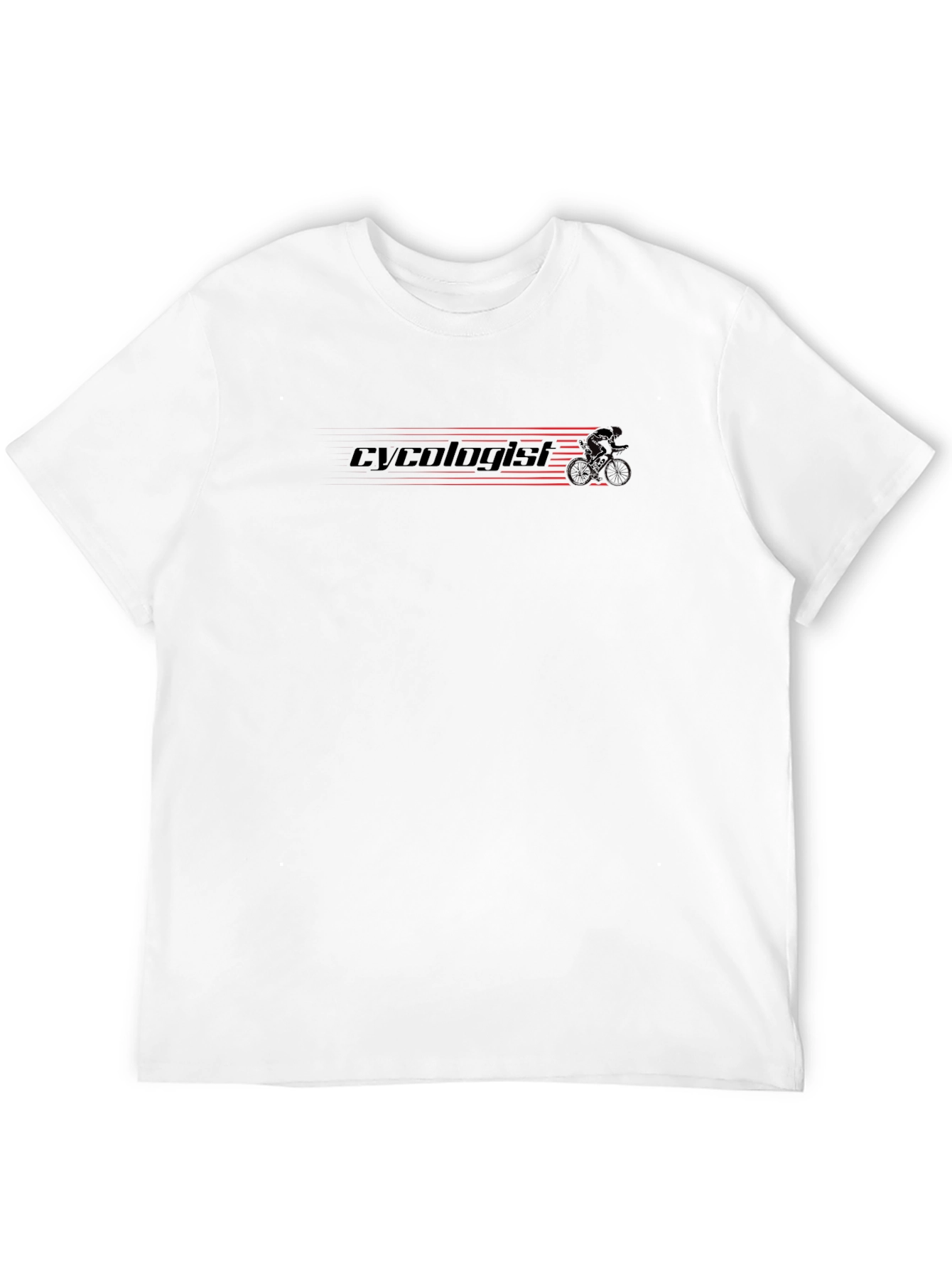 Cycologist Cyclist Black Graphic T-Shirt